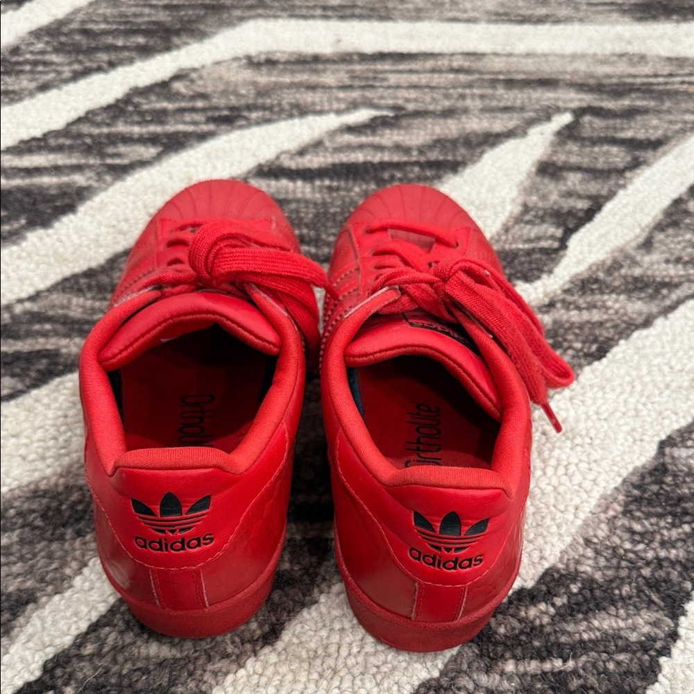 Adidas Kids Bright Red Sneakers